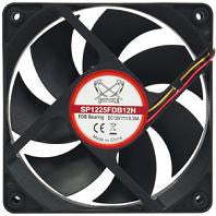 Scythe Kama Flow 2 120mm x 120mm x 25mm PC Case Fan - 900 RPM & 1400 RPM Dual Speed - Quiet Cooling for Gaming PC, Workstation & Home Office Computer Builds