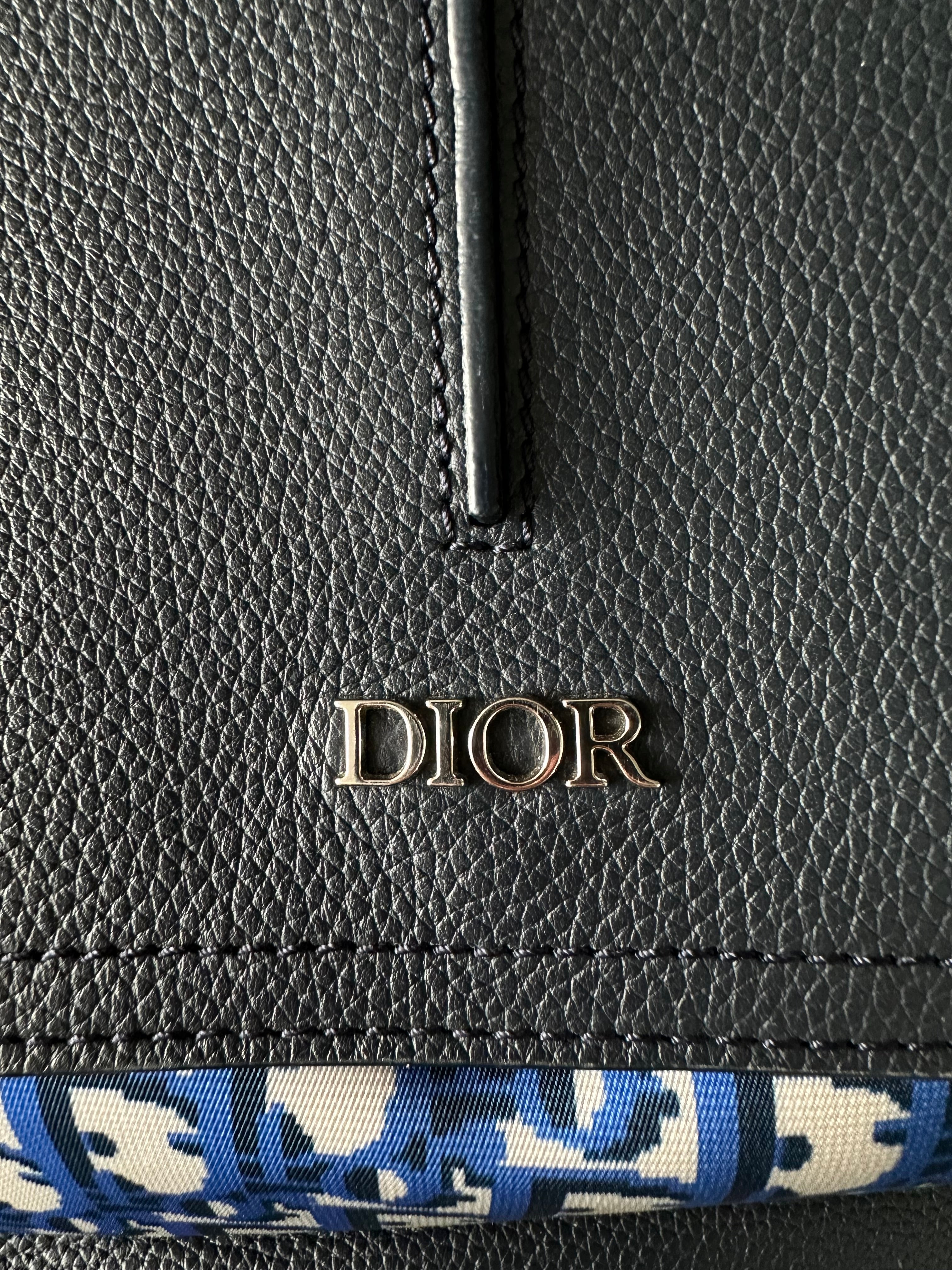 Dior Beige & Blue Oblique Motion Backpack for Women | Luxury Designer Travel Backpack | Perfect for Work, School & Travel Accessories