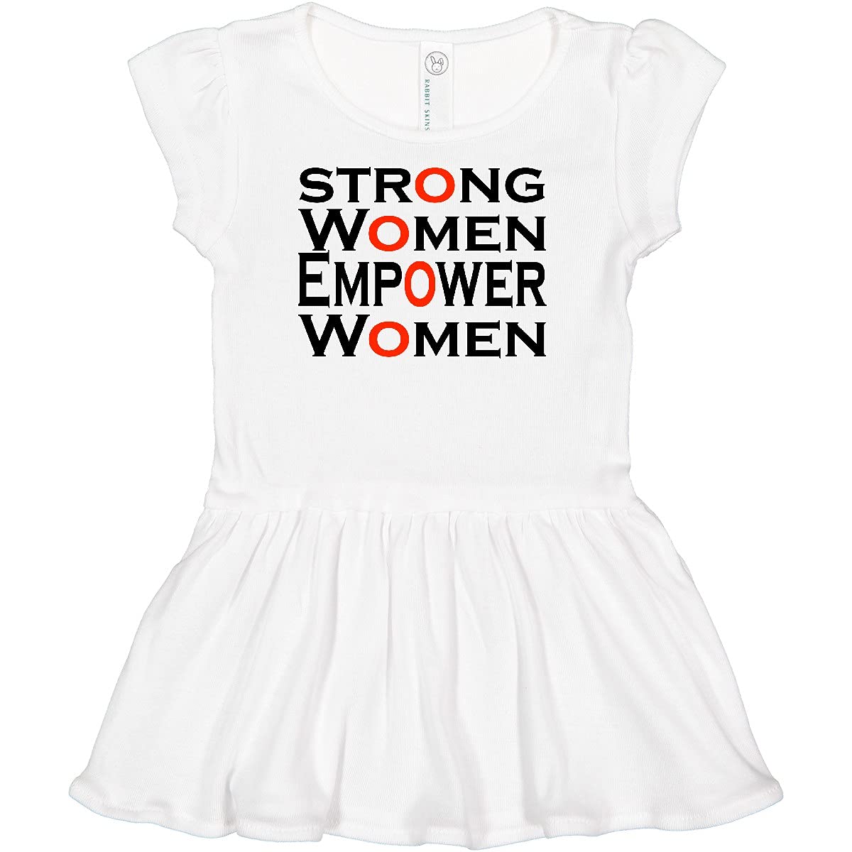 Inktastic Strong Women Empower Women Baby Girl Dress - Cute Outfit for Infant Girls, Birthday, Photo Shoots & Family Events