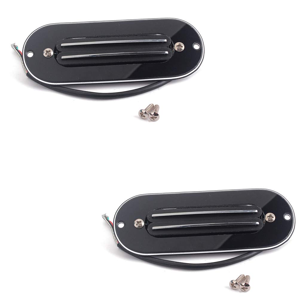 2-Pack Copper Electric Guitar Pickups for Cigar Box Guitars - High Output Humbucker Pickups for Blues, Rock & DIY Guitar Projects