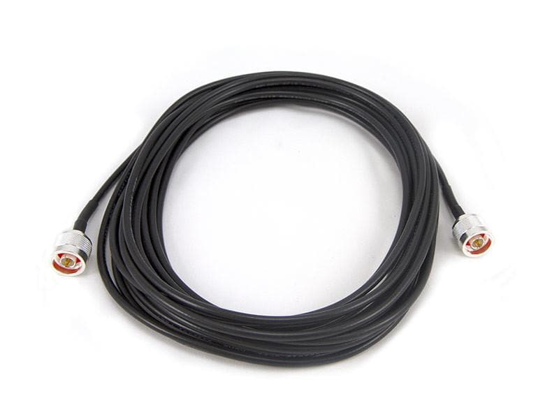 N Male to N Male 30ft Coaxial Cable for Base Station - High Performance RF Cable for Ham Radio, CB Radio & Wireless Antenna Connections