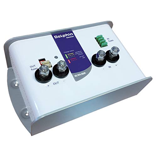 Scandvik 99201 12V to 24V Car Battery Charger - Fast Charging for Trucks, Boats & RVs | Ideal for Road Trips, Marine & Off-Grid Power Needs
