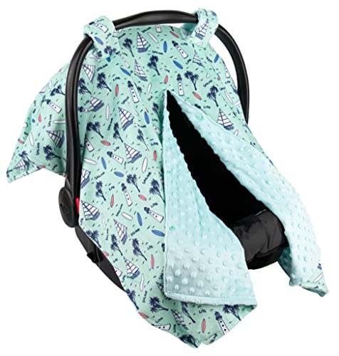 Premium Baby Car Seat Cover - Soft Minky Fabric, 40
