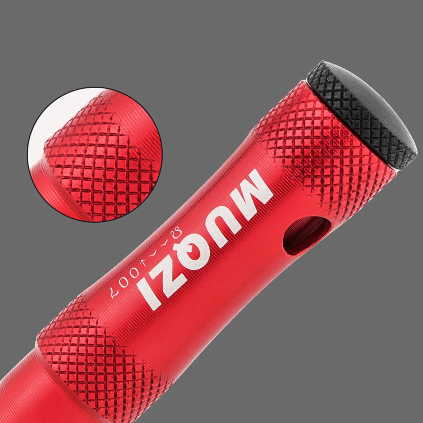 Muloo Bike Mountain & Road Folding Bikes Spoke Nipple Wrench Tool Kit - Professional Maintenance Set for Wheel Spoke Cap Installation & Repair (Red) - Perfect for Bicycle Tune-ups, DIY Repairs & On-the-Go Adjustments