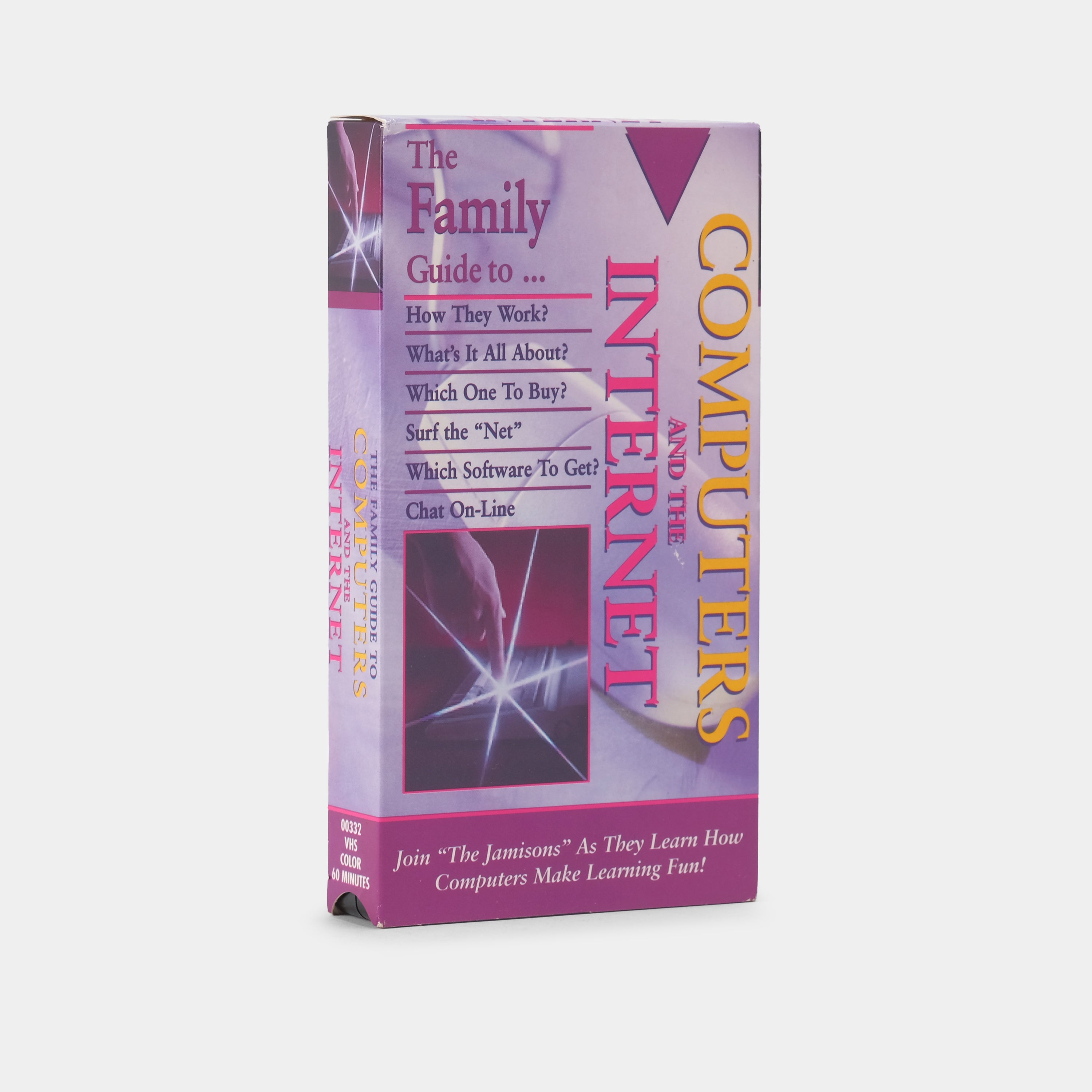 Retro Computers & Internet VHS Tape - Vintage Tech Nostalgia - Perfect for 90s Themed Parties, Tech History Enthusiasts & Retro Collectors