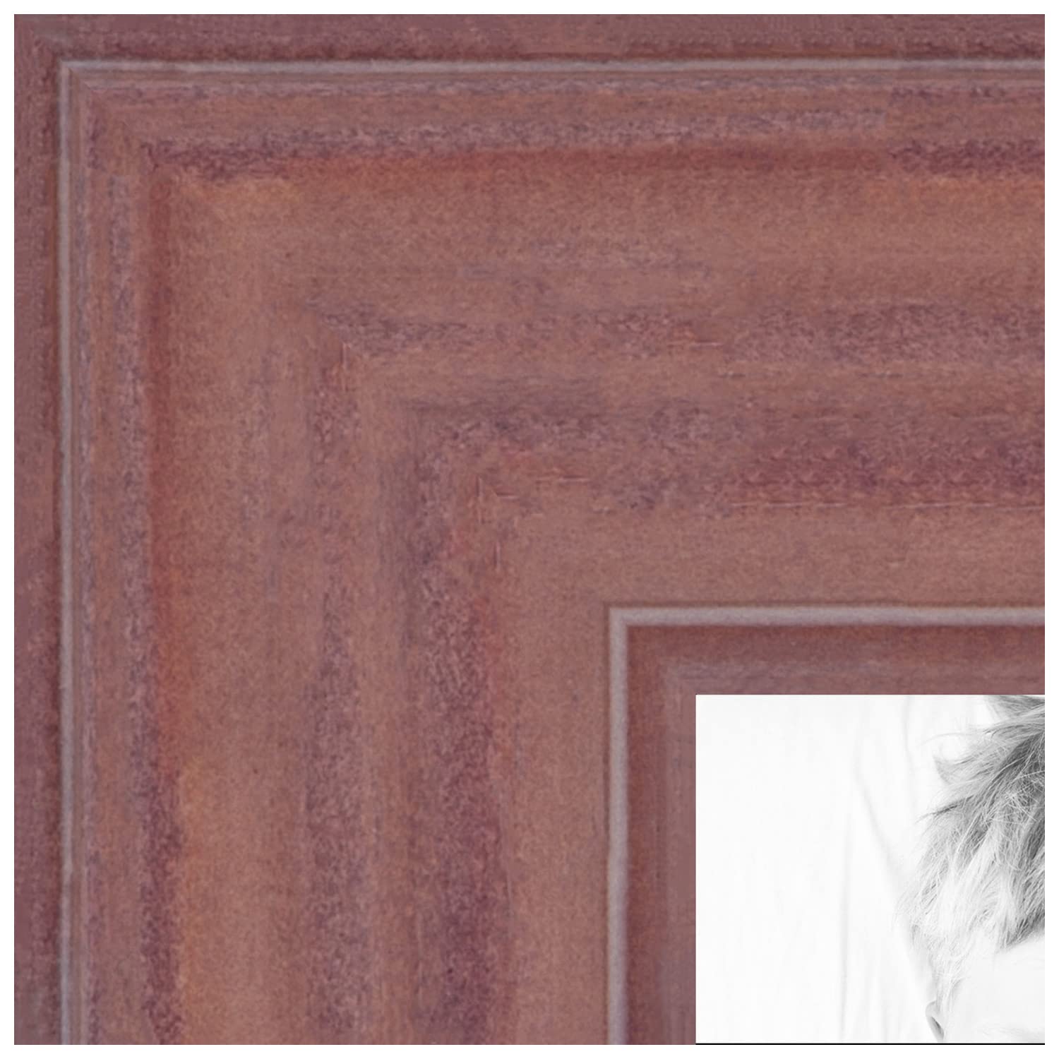 ArtToFrames 28x38 Inch Pink Wood Picture Frame - 1.5 Inch Custom Poster Frame for Art & Photos with Shatter-Resistant Acrylic - Perfect for Home Decor, Bedroom Wall Art, and Office Display