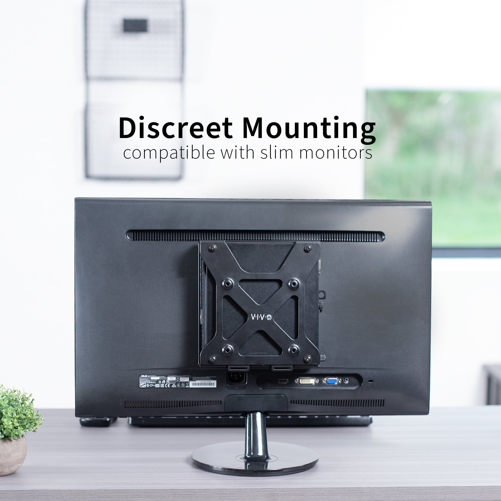 Dell OptiPlex Micro Mount Bracket - VESA Compatible Wall Mount for Dell OptiPlex Micro PCs - Perfect for Office, Home, or Workspace Setup