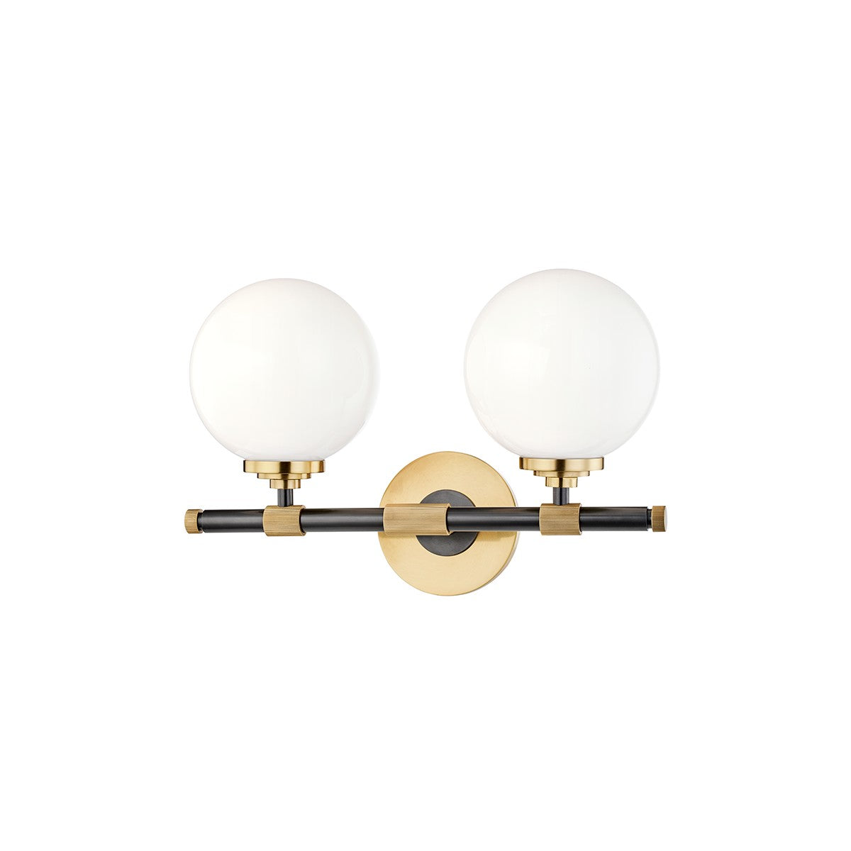 Bella Vanity Light in Aged Old Bronze - Elegant Bathroom Lighting Fixture for Makeup Vanity, Dressing Room & Bedroom Decor