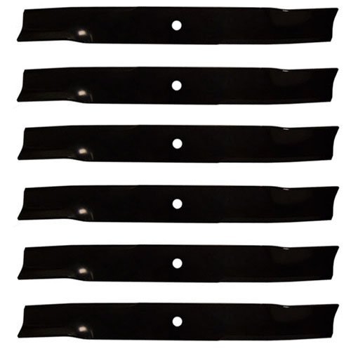 (6 Pack) High Lift Replacement Lawn Mower Blades - Compatible with Toro 105-7718, 105-7718-03, 105-7777-03 - Durable Mulching & Bagging Blades for Superior Grass Cutting Performance - Perfect for Residential & Commercial Lawn Care