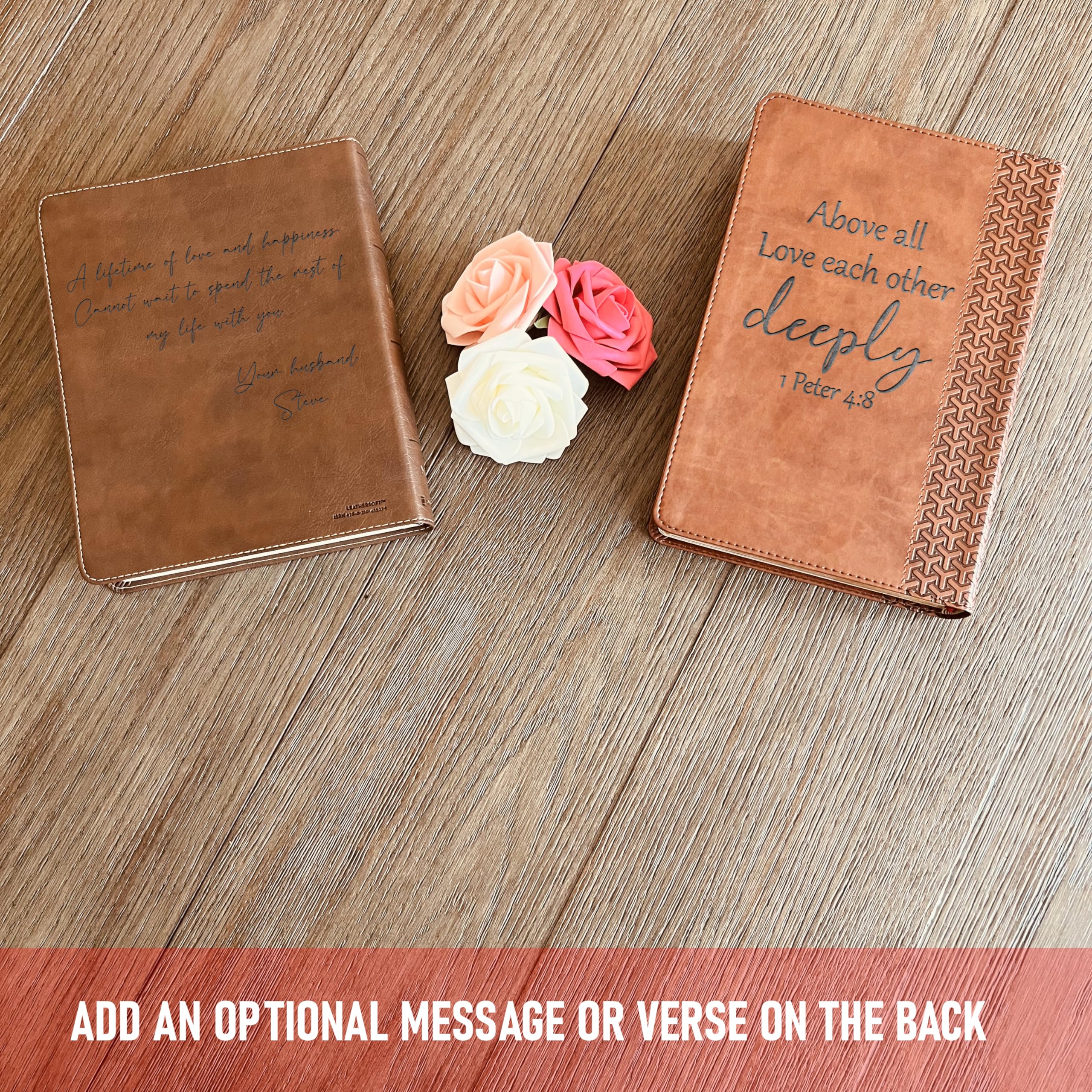 Personalized Family Bible - Custom NIV Engraved Wedding Bible with Family Tree Journaling | Christian Gift for Weddings, Anniversaries & Family Heirlooms | Perfect for Ceremonies, Devotions & Generational Keepsakes