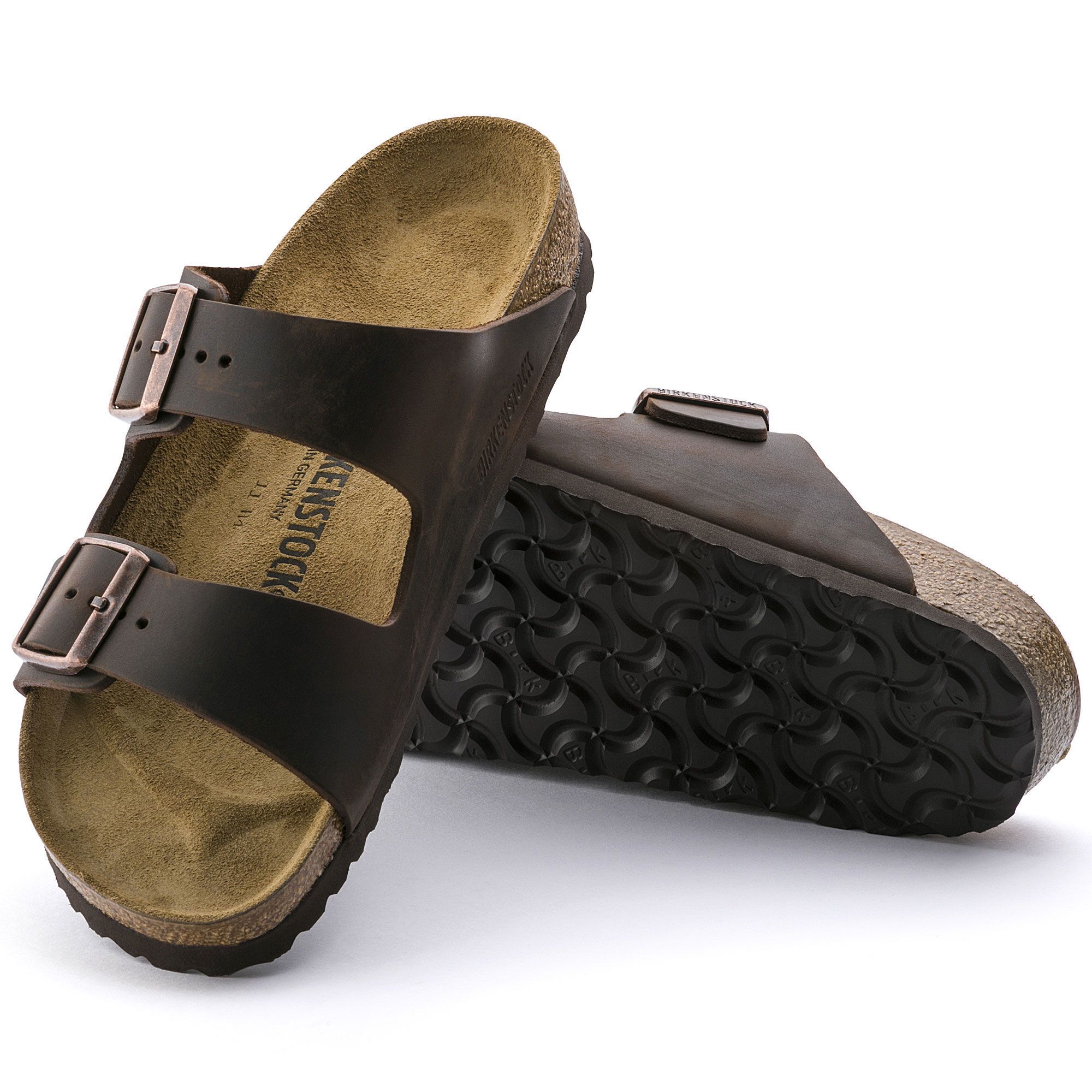 Birkenstock Arizona Habana Oiled Leather Sandals - Unisex Comfort Footwear for Men & Women | Perfect for Casual Wear, Beach & Summer Outfits