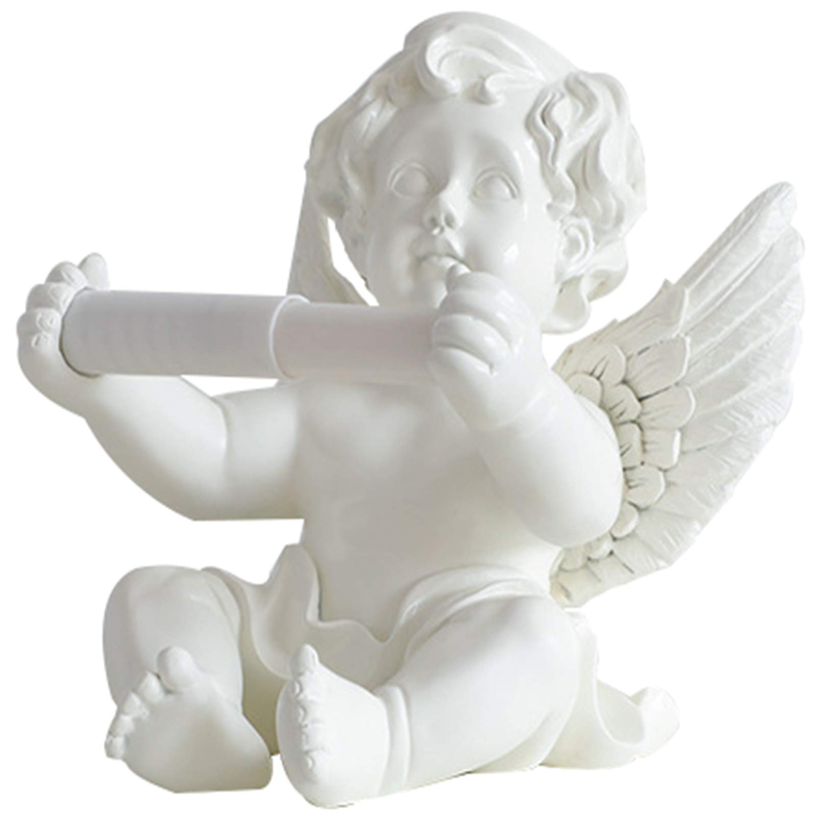 Creative Angel Desktop Paper Roll Holder - Stylish Home & Office Paper Towel Organizer for Coffee Table, Kitchen, Bathroom - Perfect for Toilet Paper, Napkins & Wrapping Paper Storage
