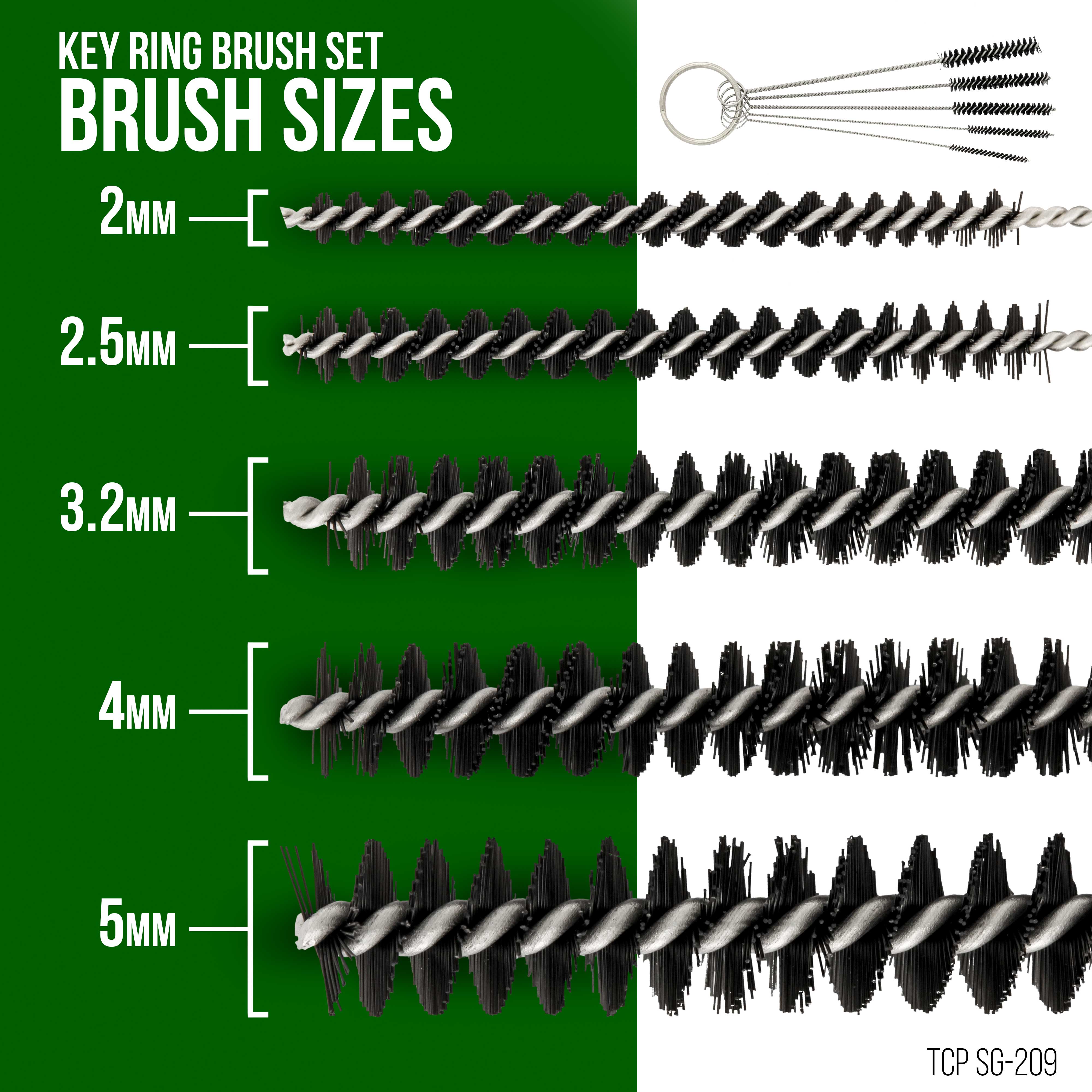 Master Airbrush 12-Piece Airbrush Cleaning Kit with 5 Cleaning Needles, 5 Brushes & Wash Needle - Complete Airbrush Maintenance Set for Hobbyists & Artists - Perfect for Model Painting, Cake Decorating & Tattoo Equipment Care
