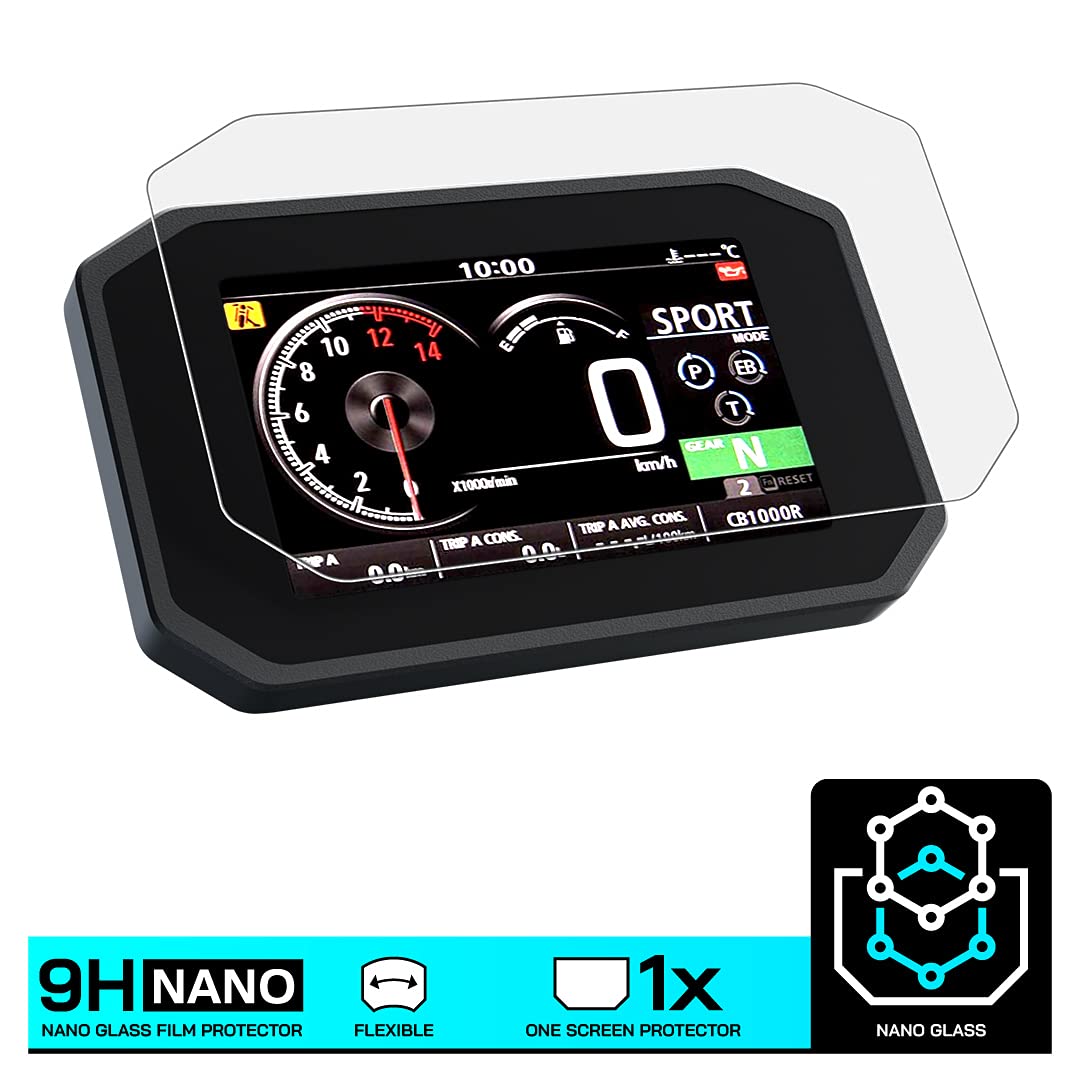Speedo NANO GLASS Screen Protector for Honda XL750 Transalp 2023 - Scratch Protection for Motorcycle Dashboards