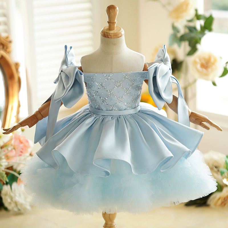 Adorable Flower Girl Dress for Toddlers - Elegant Birthday & Pageant Princess Gown for Special Occasions | Perfect for Weddings, Parties & Photo Shoots