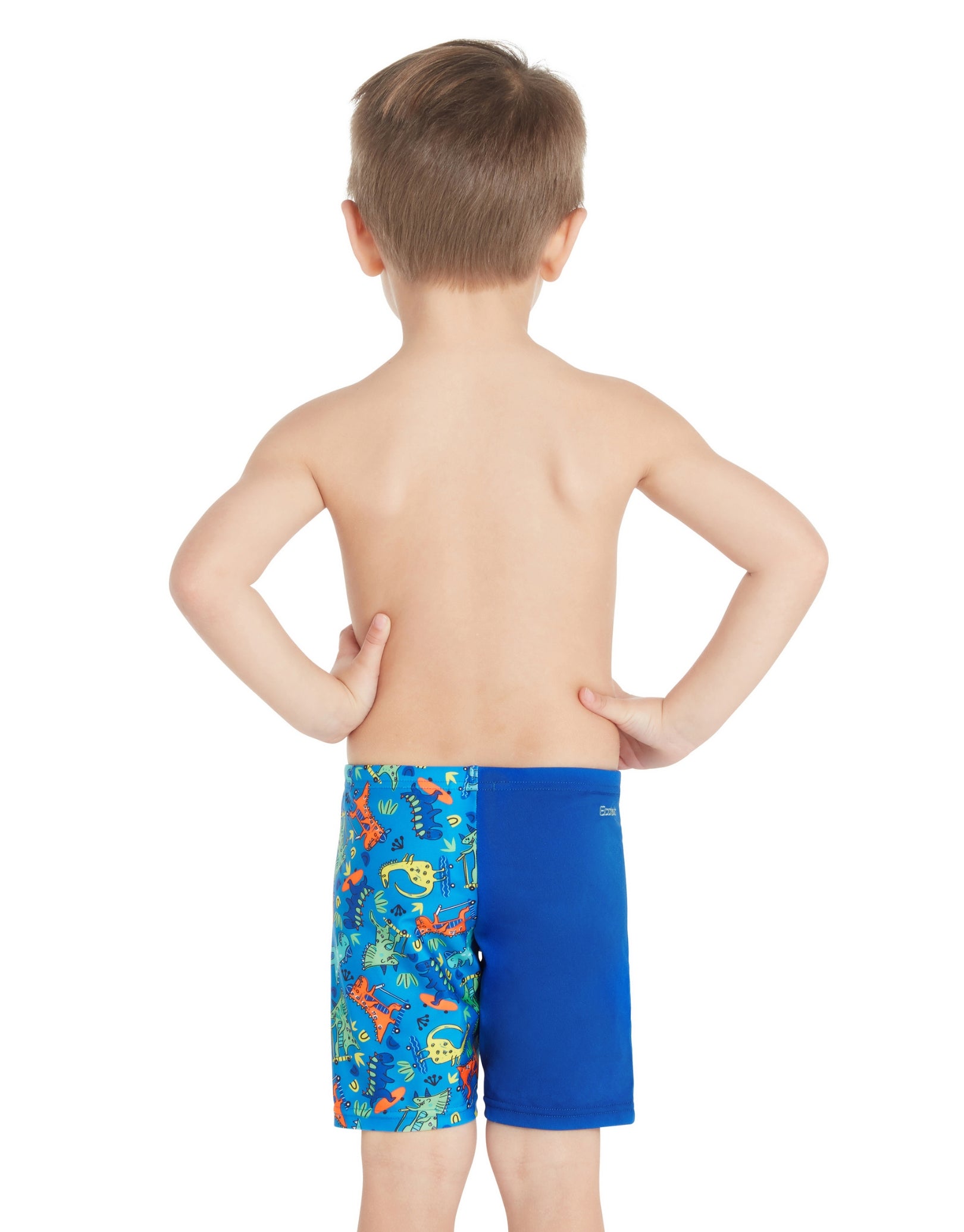 Boys Swim Jammers for Skaters - Quick-Dry Mid-Length Swim Trunks in Blue & Multi Colors - Perfect for Swimming, Surfing & Water Sports