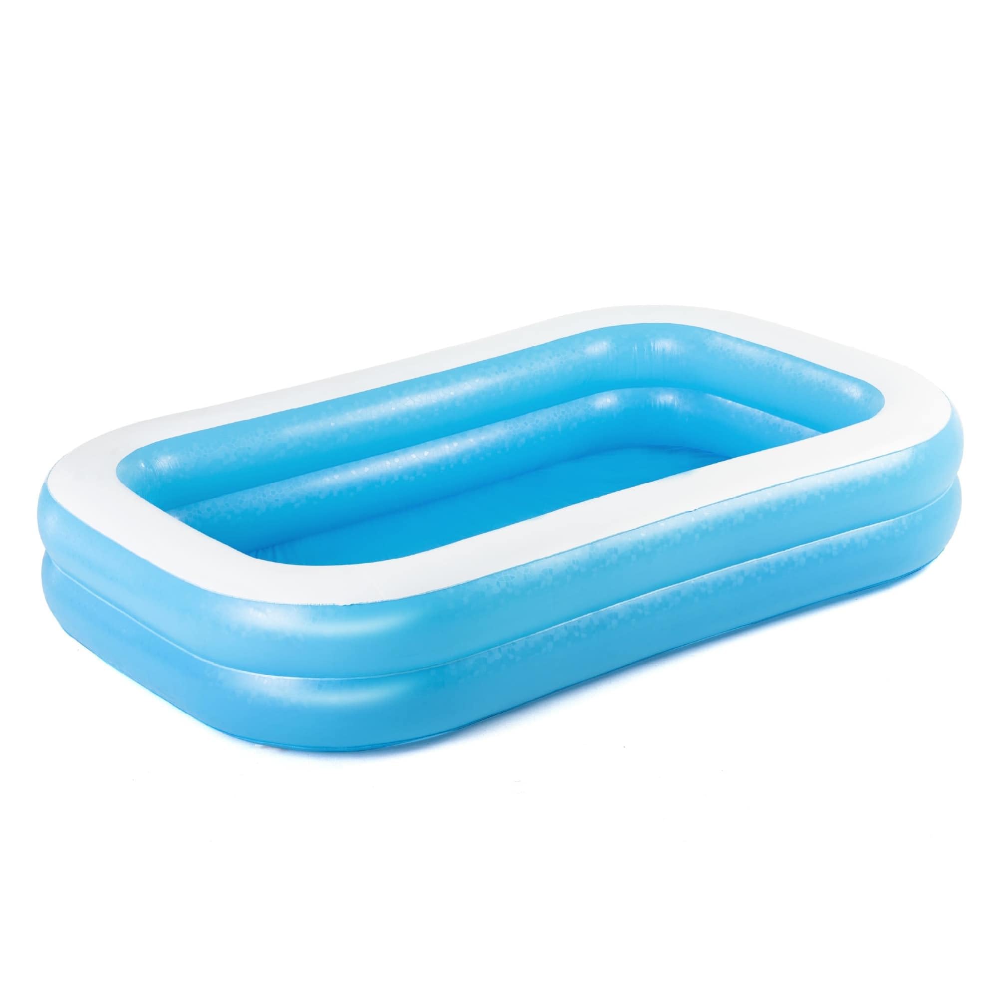 Bestway Blue Rectangular Family Swimming Pool 105.91