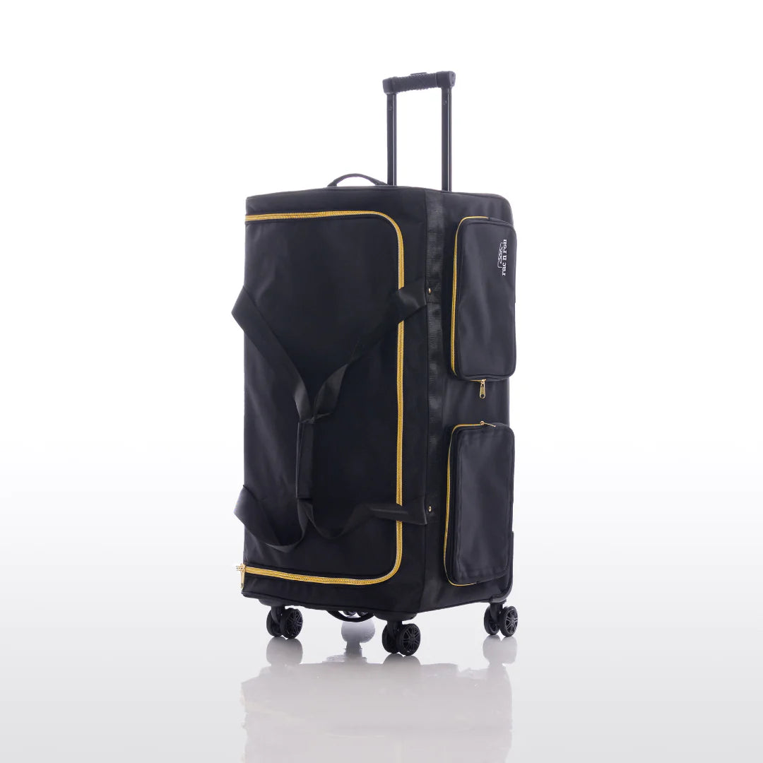 Rac n Roll Medium Black Backpack with Built-in Storage - Perfect for Travel, Hiking, and Everyday Use