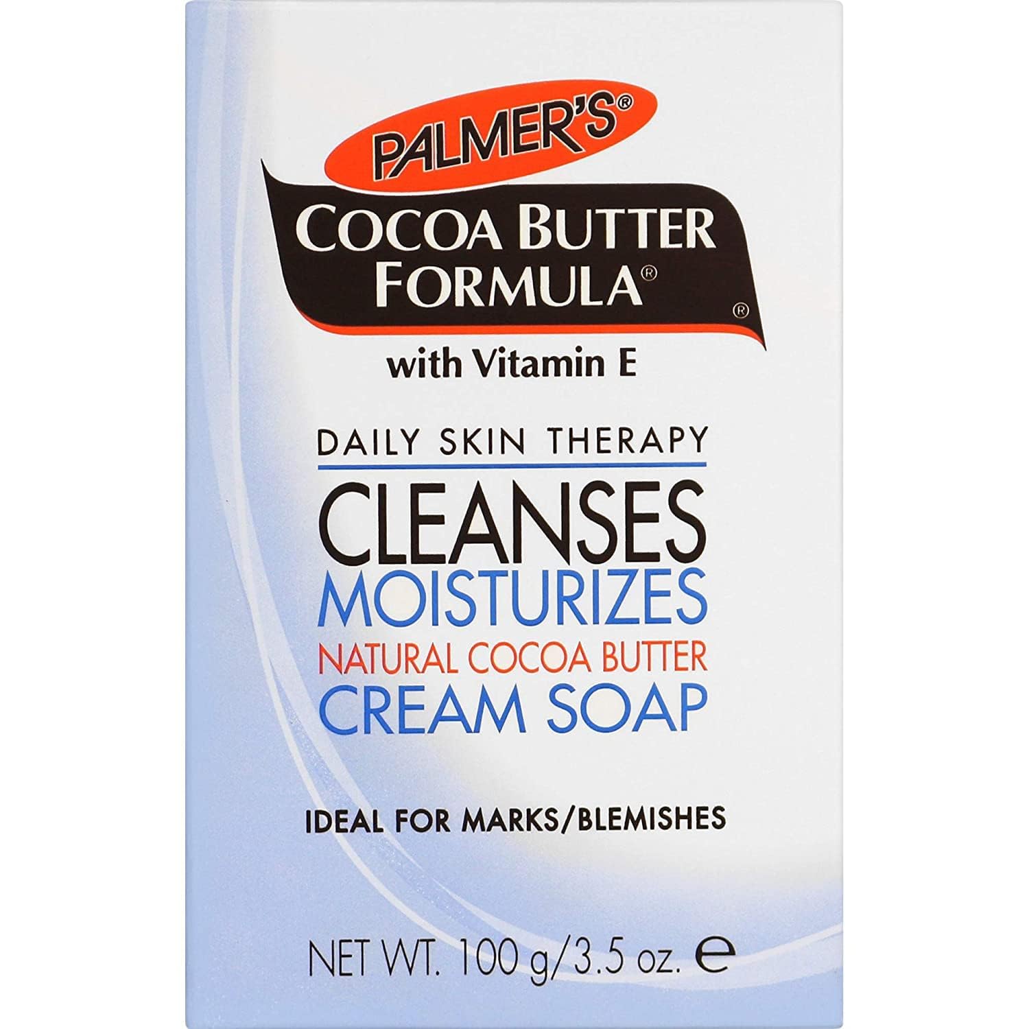 Palmer's Cocoa Butter Formula with Vitamin E - Moisturizing Skin Therapy Cream Soap for Dry Skin (3.5 oz) | Daily Body Wash & Hand Soap for Soft, Nourished Skin