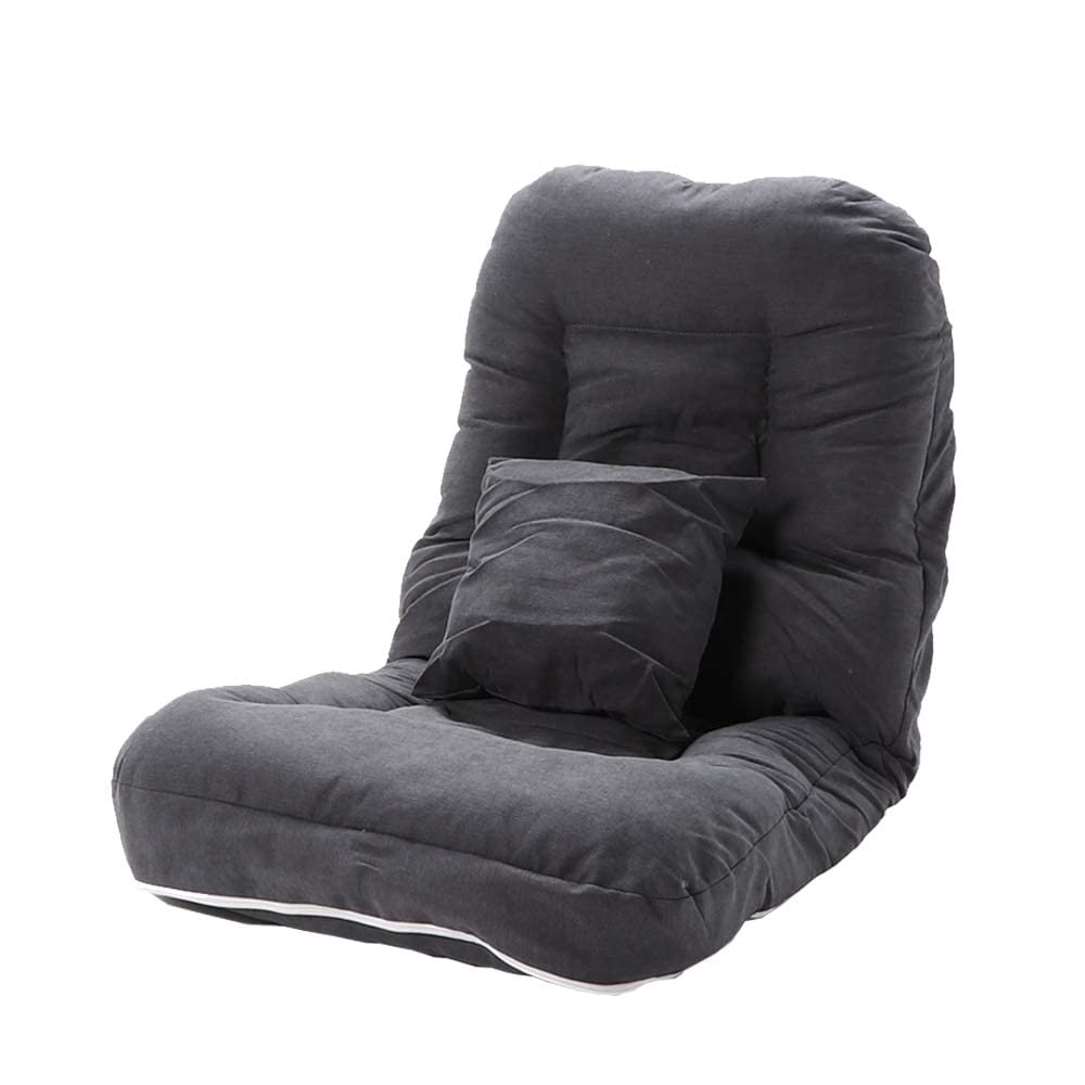 Aimoha Floor Chair with Lumbar Support - Reclining Compact Single Seater Sofa Chair for Living Room, Bedroom & Meditation | Ergonomic Design for Comfortable Sitting