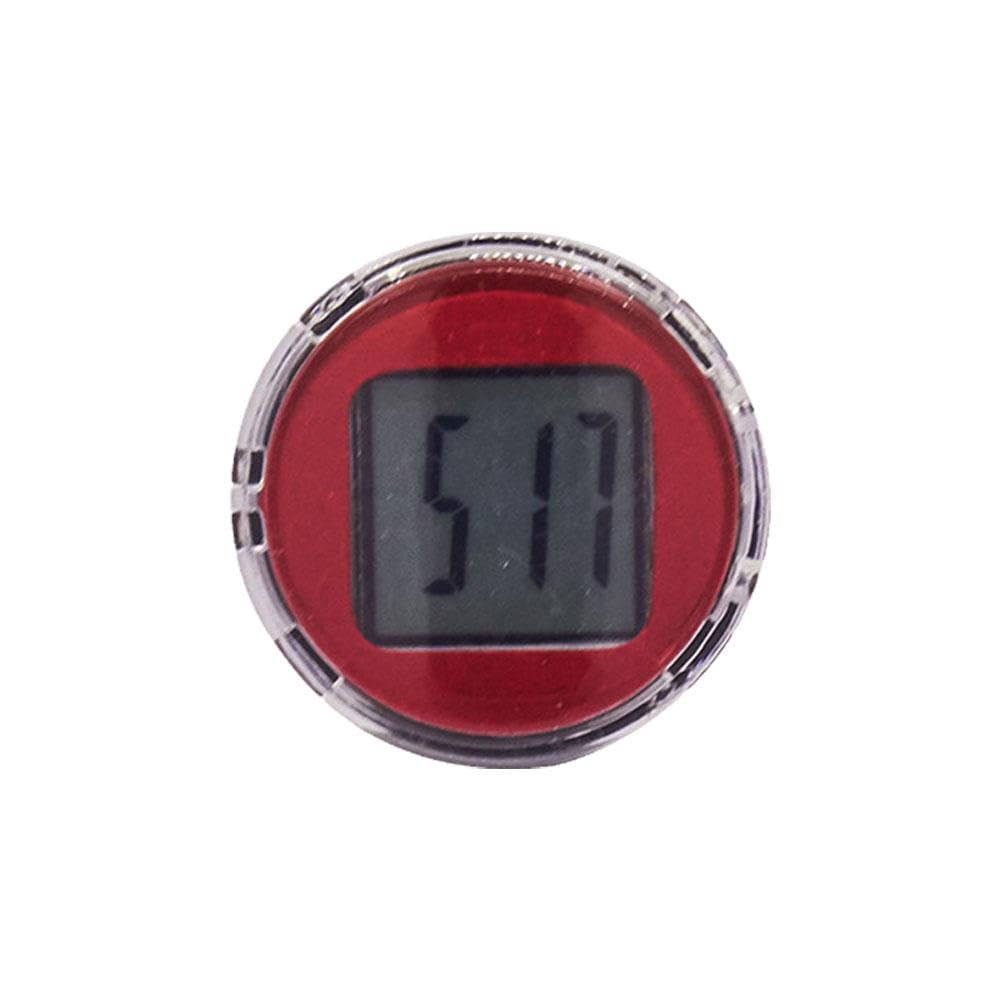 Mini Motorcycle Clocks - Stick On Analog Car Clock for Dashboard, Motorbike, Boat & Home Decor - Waterproof Mini Car Vent Clock with Easy Installation - Perfect for Riders, Drivers and DIY Enthusiasts