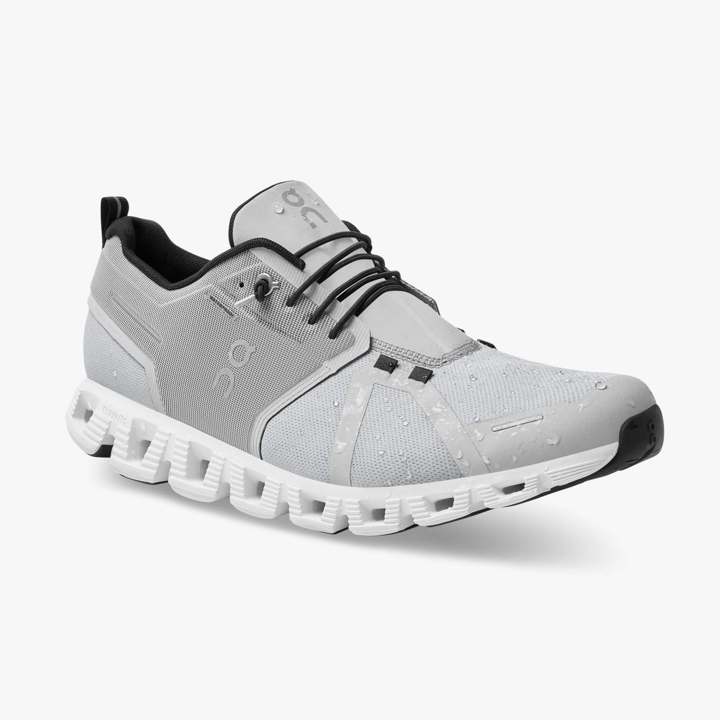 On Running Women's Cloud 5 Waterproof Running Shoes - Lightweight & Breathable Trail Sneakers for Women (Glacier/White) - Perfect for Hiking, Jogging & Outdoor Activities