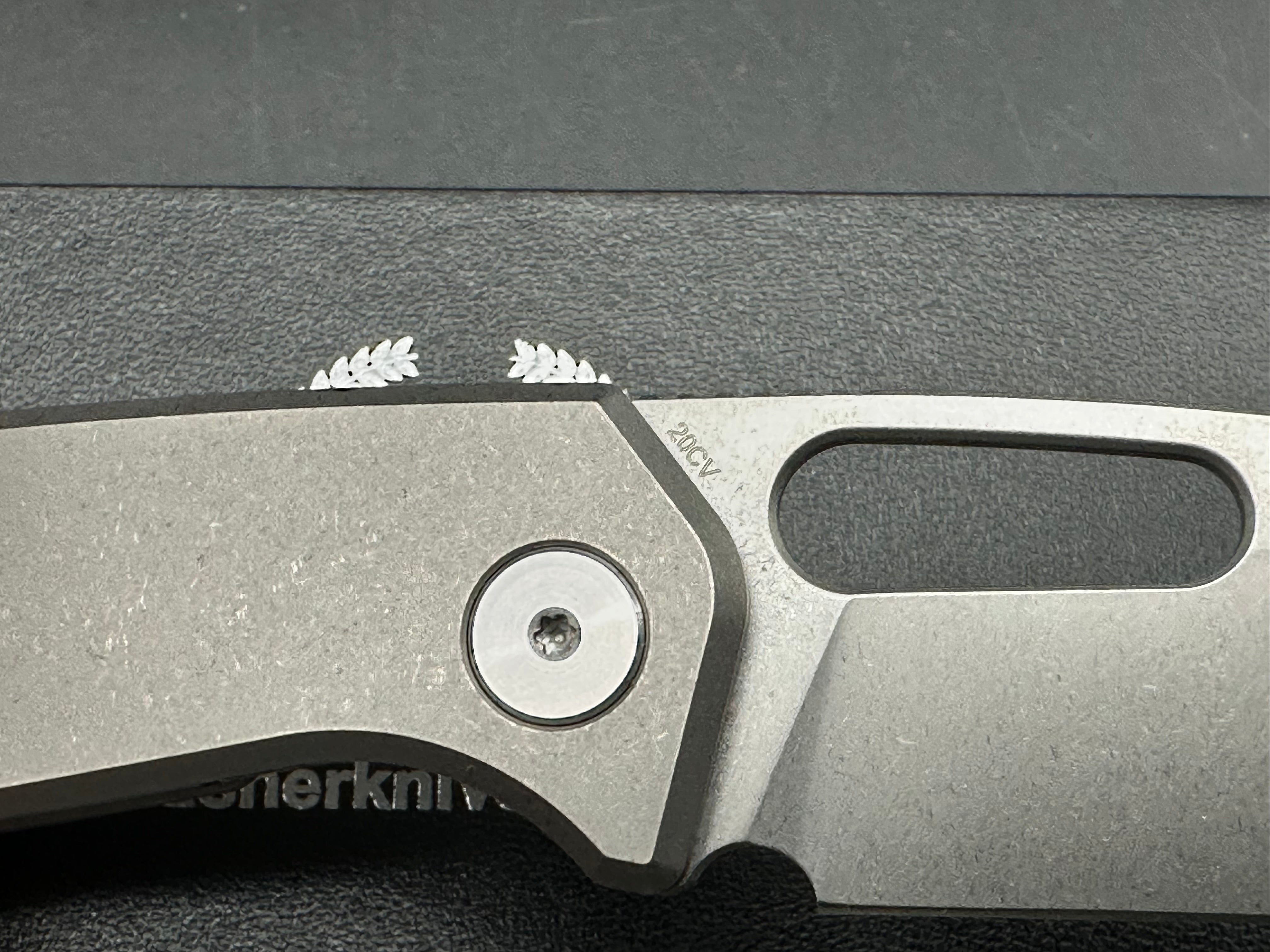 Asher Spiro Ti Folding Knife - 3.2