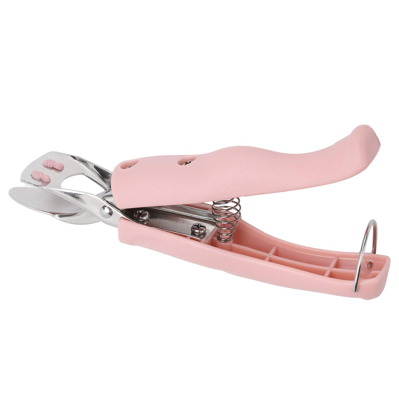 Stainless Steel Anti-Scald Bowl Clamp with Handle - Heat Resistant Cooking Tongs for Air Fryer, Hot Dishes & Mobile Bowls (Pink) | Perfect for Kitchen, BBQ & Serving Hot Food Safely