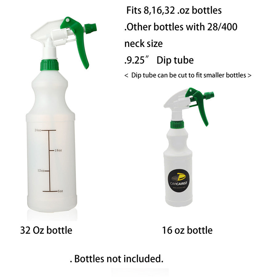 Heavy Duty Trigger Sprayers - 28/400 Thread, Pack of 12 - Perfect for Cleaning, Gardening & Lawn Care