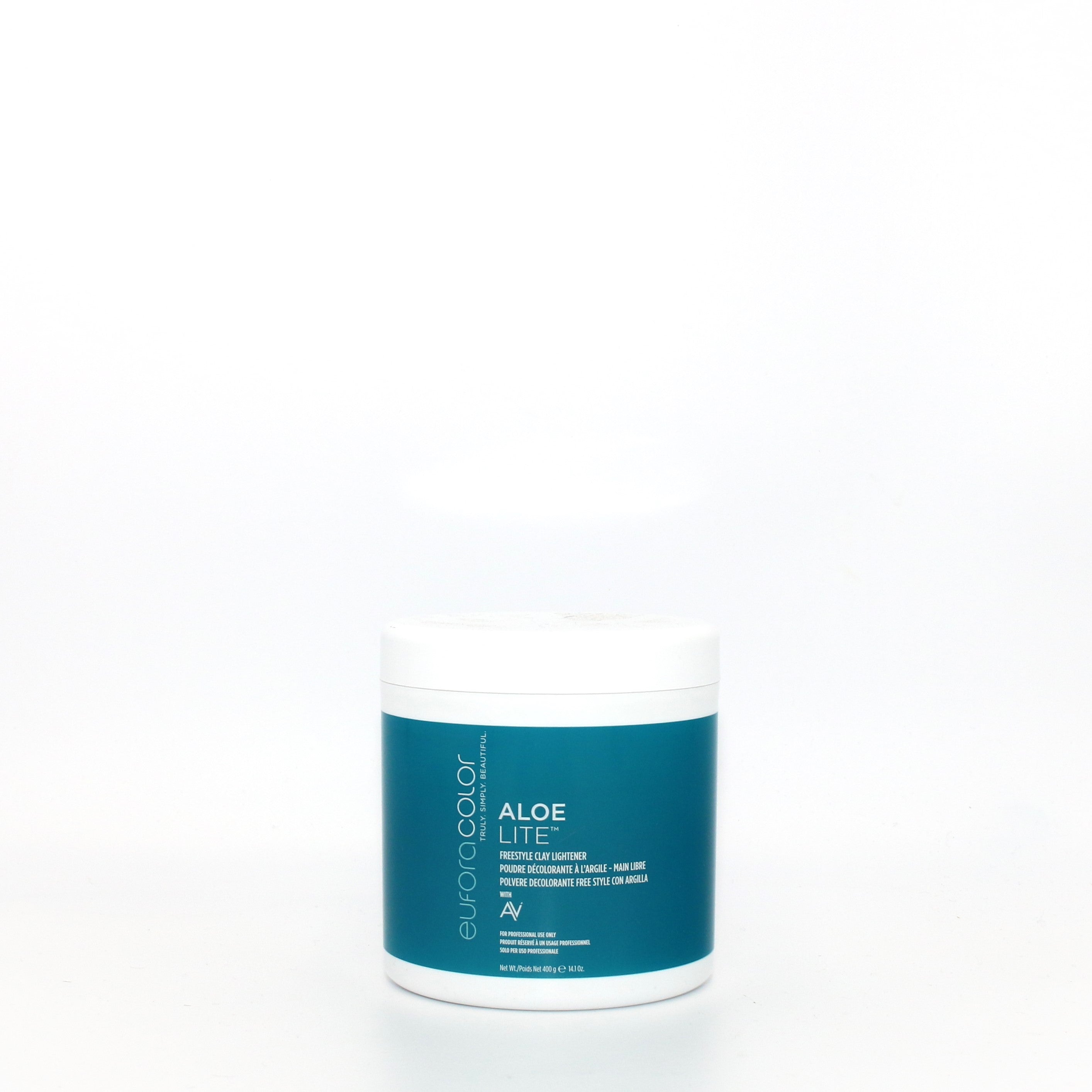 EUFORA Color Aloe Lite Freestyle Clay Lightener 14.1 oz - Professional Hair Lightener for Blonde Highlights & Balayage - Salon-Qualit
