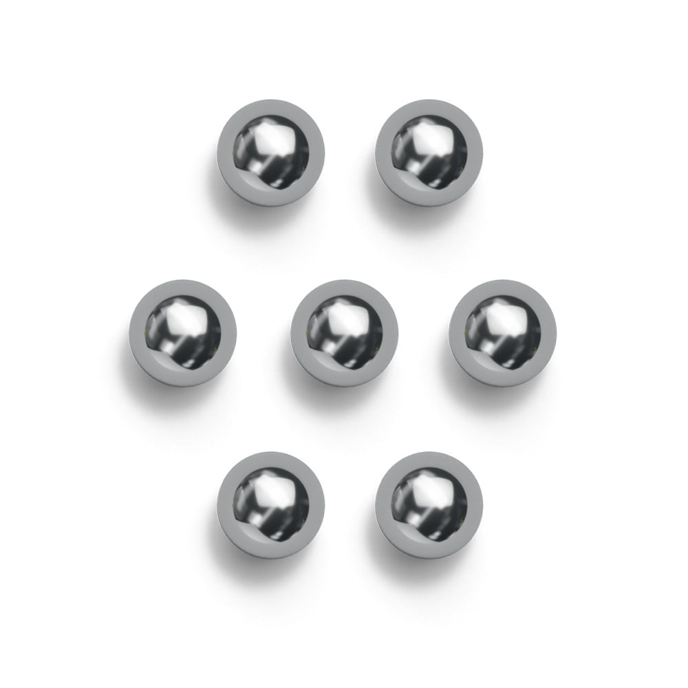 Gecko Run Replacement Marbles - Set of 7 Glass Marbles for Board Games, Marble Runs & Kids Toys - Perfect for Family Game Night & STEM Learning Activities
