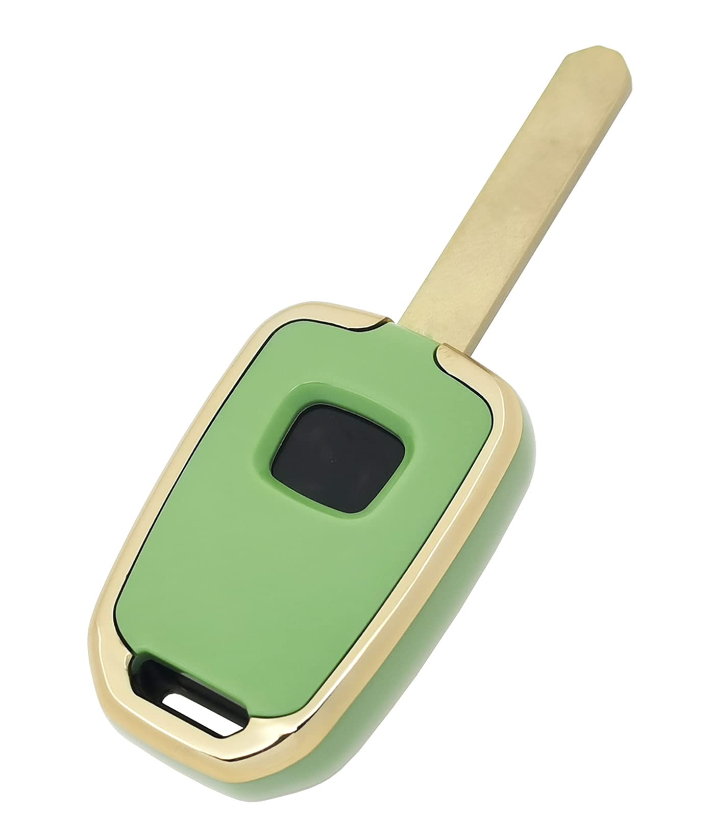 Premium Key Fob Cover Case for Honda Accord Civic CR-V HR-V - Durable Remote Key Holder Skin Protector & Keyless Entry Sleeve Accessories (Green) - Perfect for Car Key Protection & Daily Use