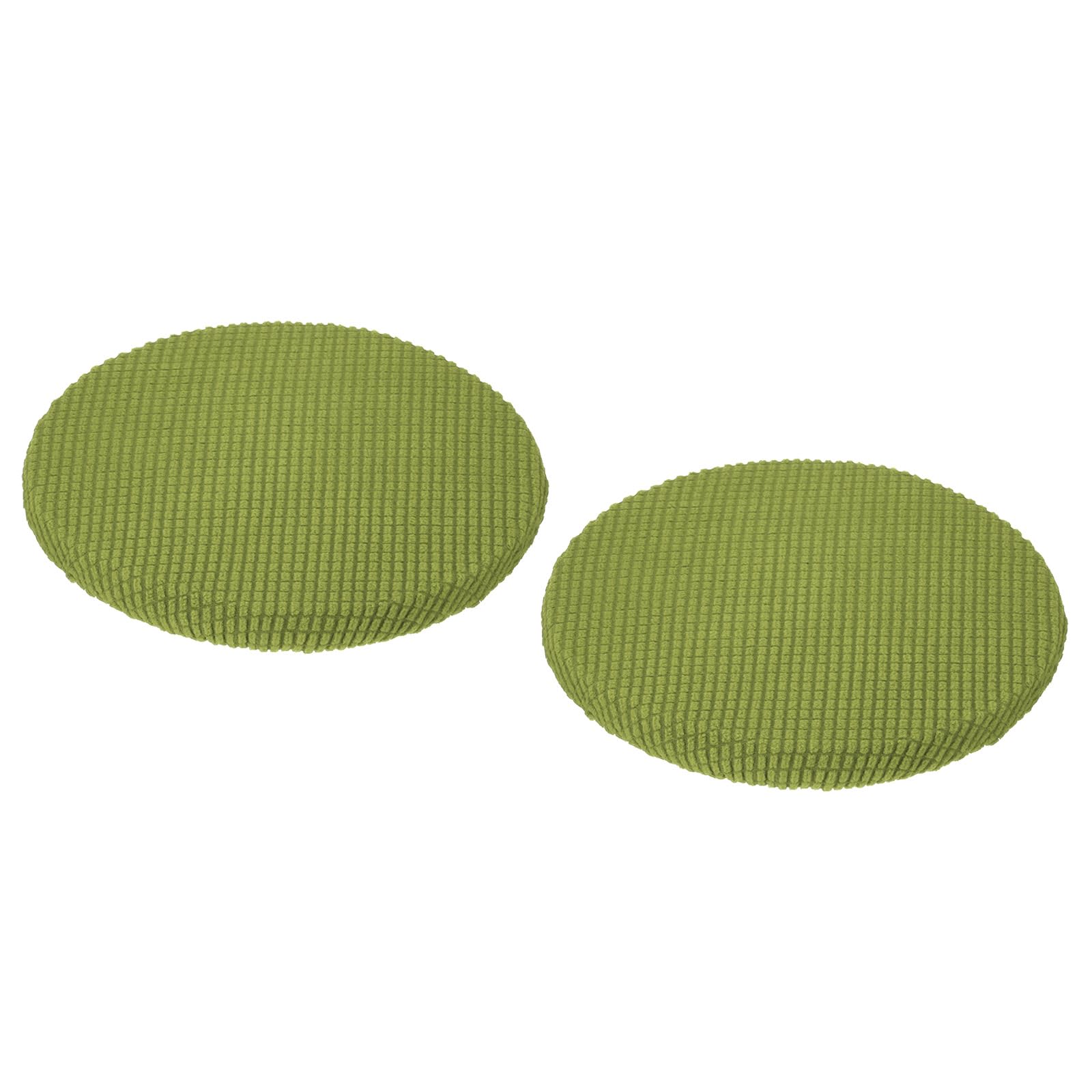 uxcell Round Stool Covers with Elastic Bands - Green Seat Cushions & Slipcovers for Bar Stools & Chairs - Perfect for Kitchen, Dining Room & Home Decor