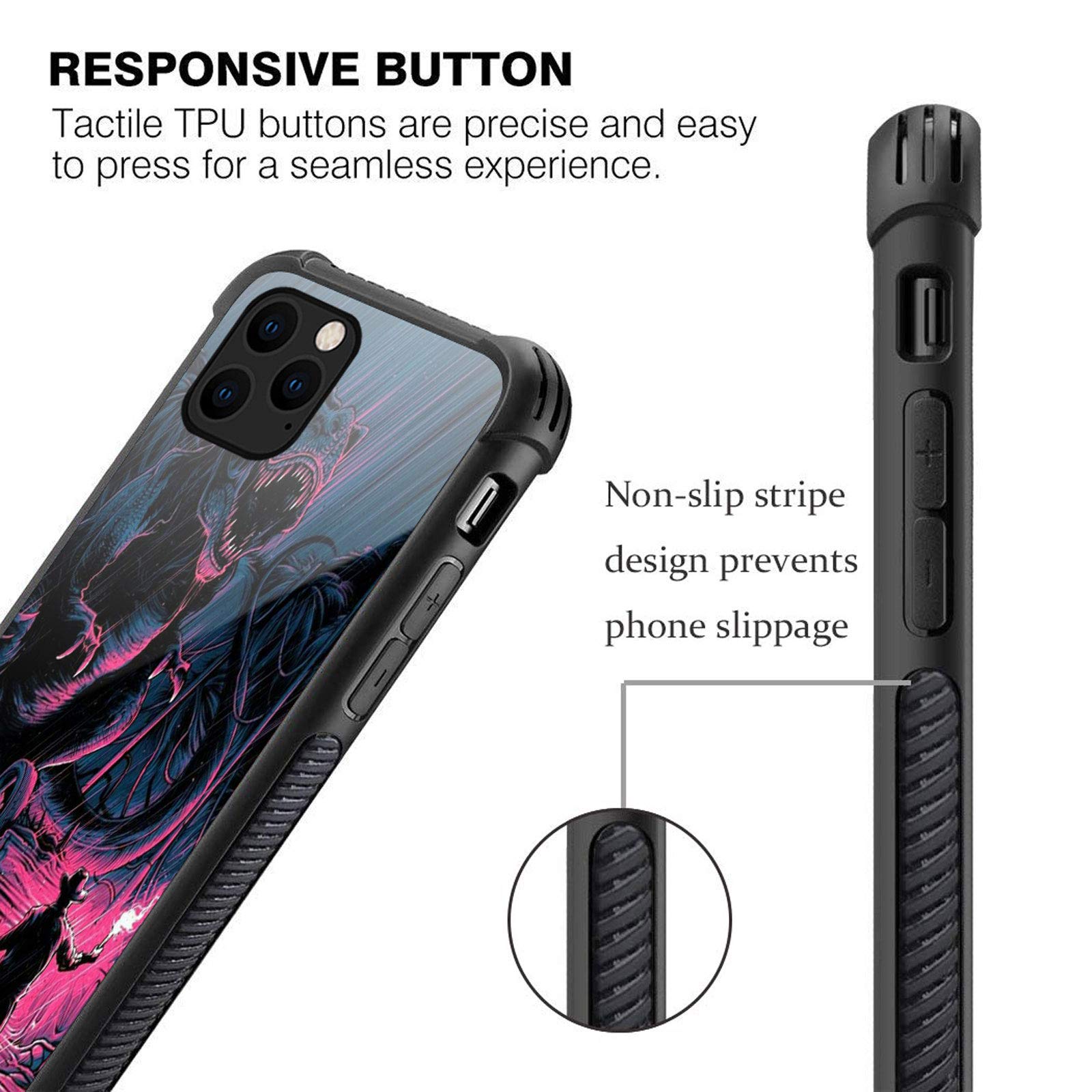 Dinosaur Graphic iPhone 12 Mini Case for Girls - Shockproof Anti-Scratch Hard PC Back Cover with Stylish Picture Pattern Design | Perfect for School, Outdoor Adventures & Daily Protection