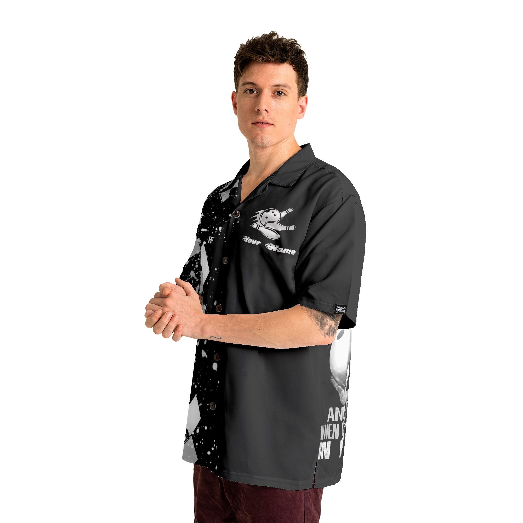 Custom Personalized Bowling Shirts with Names for Men & Women | Stylish Hawaiian Bowling Shirts | Perfect for Bowling Leagues, Team Uniforms & Casual Wear