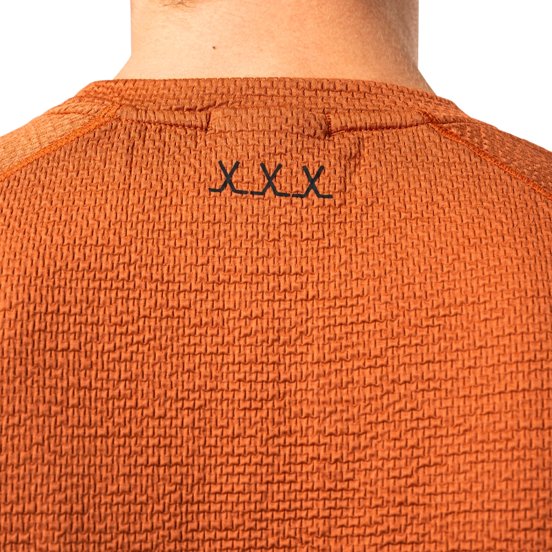 Bauer S24 FLC Textured Tech Tee - Men's Performance Clay T-Shirt for Gym, Running & Casual Wear