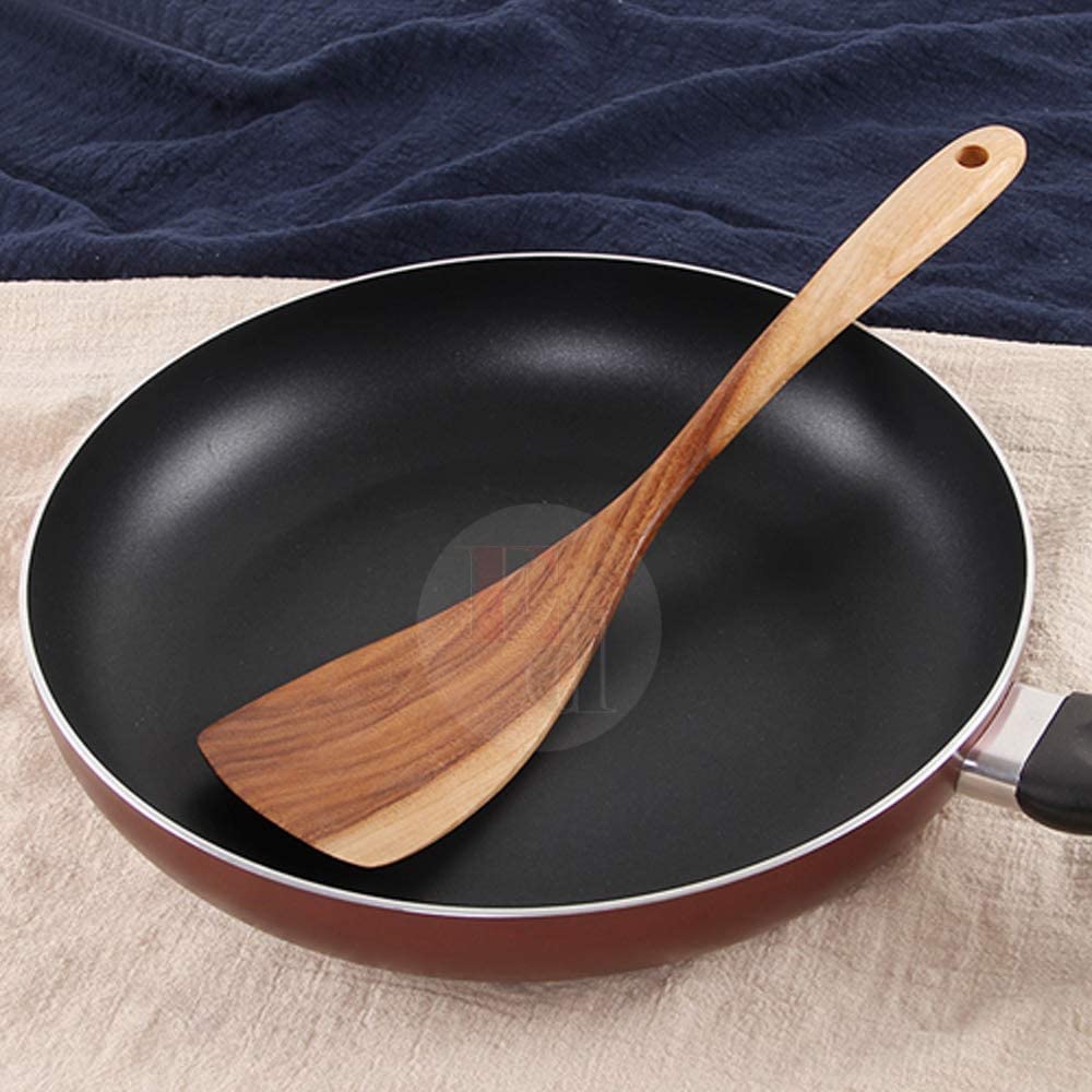 Premium Wooden Spoon Set for Cooking & Serving - Natural Wood Kitchen Utensils - Ideal for Stirring, Mixing & Serving Soups, Pasta & Salads