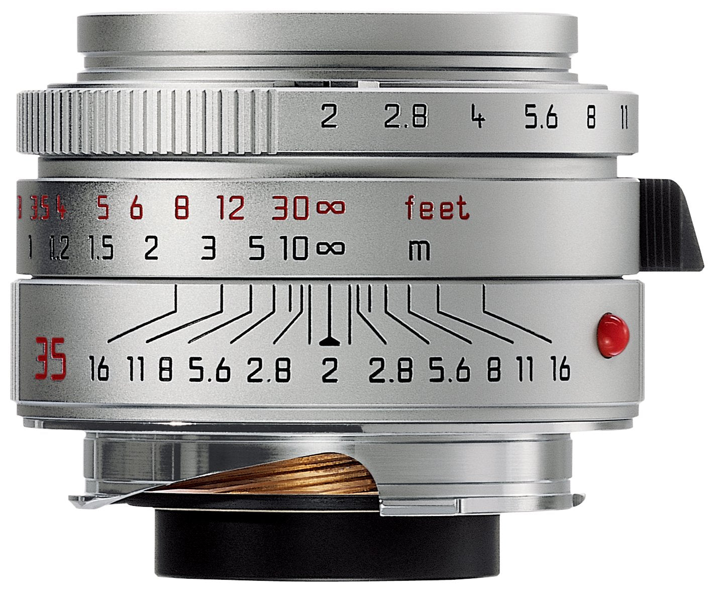 Leica 35mm f/2.0 Summicron-M ASPH Manual Focus Lens - Wide Angle Prime Lens for Leica M Mount (6-Bit Coded, Digital Compatible) - Perfect for Street Photography, Travel & Low Light Shooting