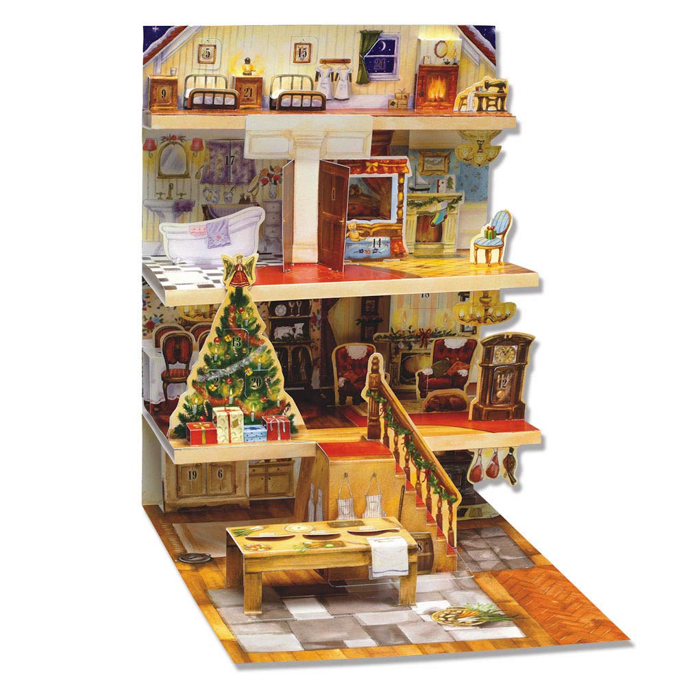 3D Night Before Christmas Advent Calendar - Countdown to Christmas with 3D Scenes for Holiday Decor & Festive Home Celebration