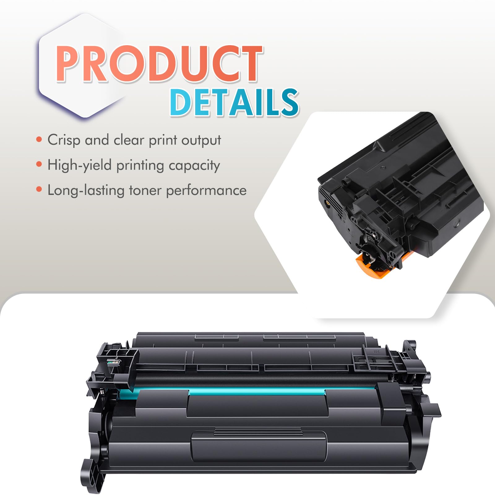 HP 148A 148X Black Toner Cartridge - High Yield Compatible Replacement for HP LaserJet Pro MFP 4101fdw 4101fdn 4001dw 4001dn 4001n Printers (2-Pack with Chip) - Ideal for Office & Home Printing Needs