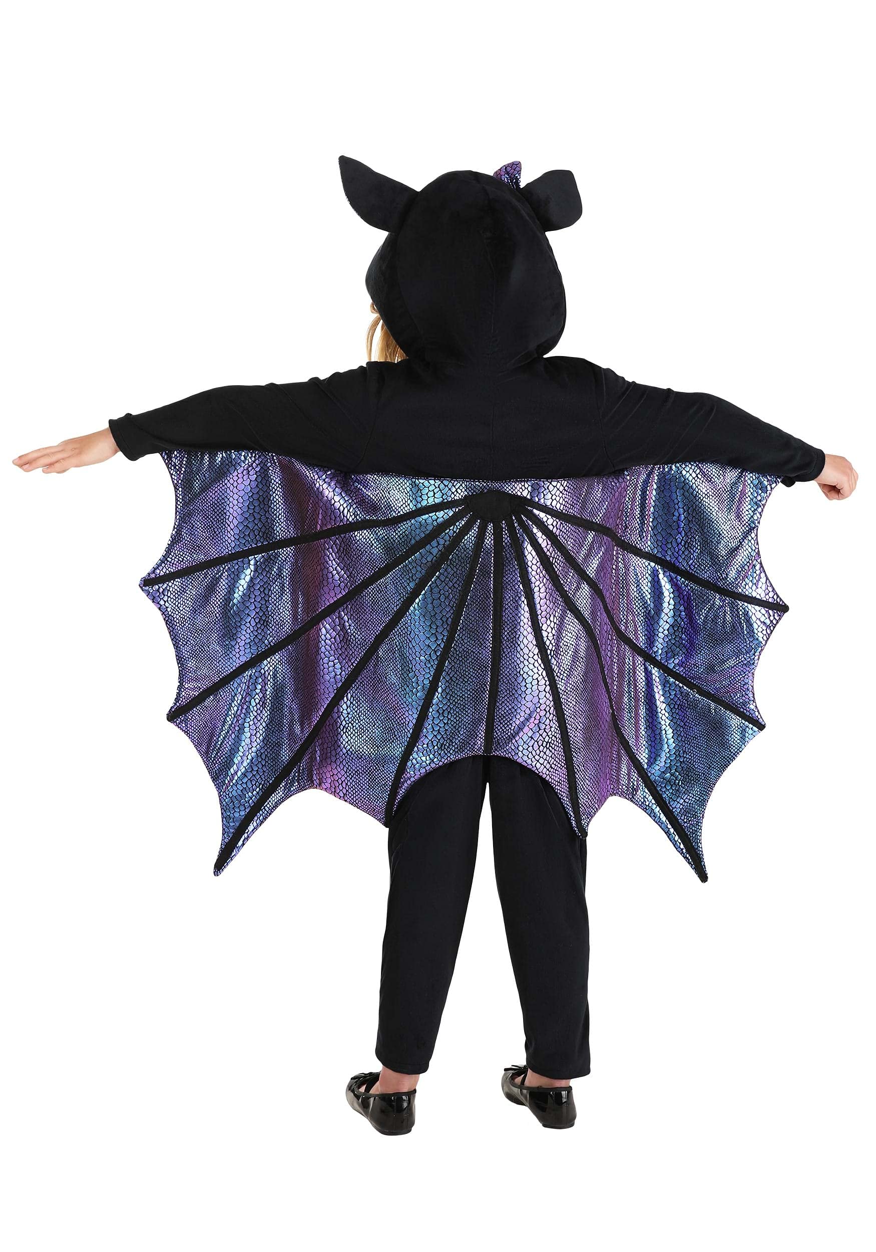 Shiny Bat Kid's Costume - Superhero Dress Up for Halloween & Cosplay - Perfect for Parties, Trick or Treating & Role Play