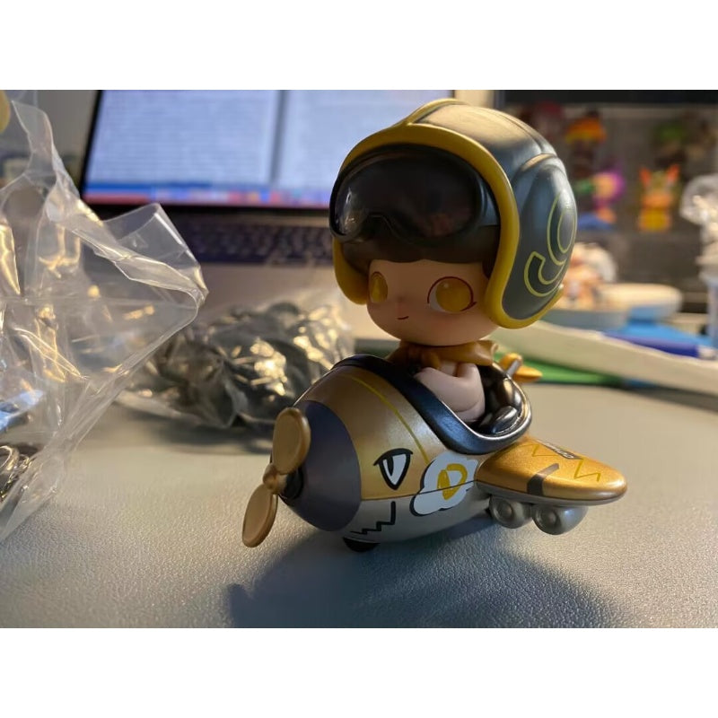 DIMOO Little Aviator Limited Edition Collectible Figure - Cute Cartoon Character Statue for Home Decor, Office Display & Gift Giving