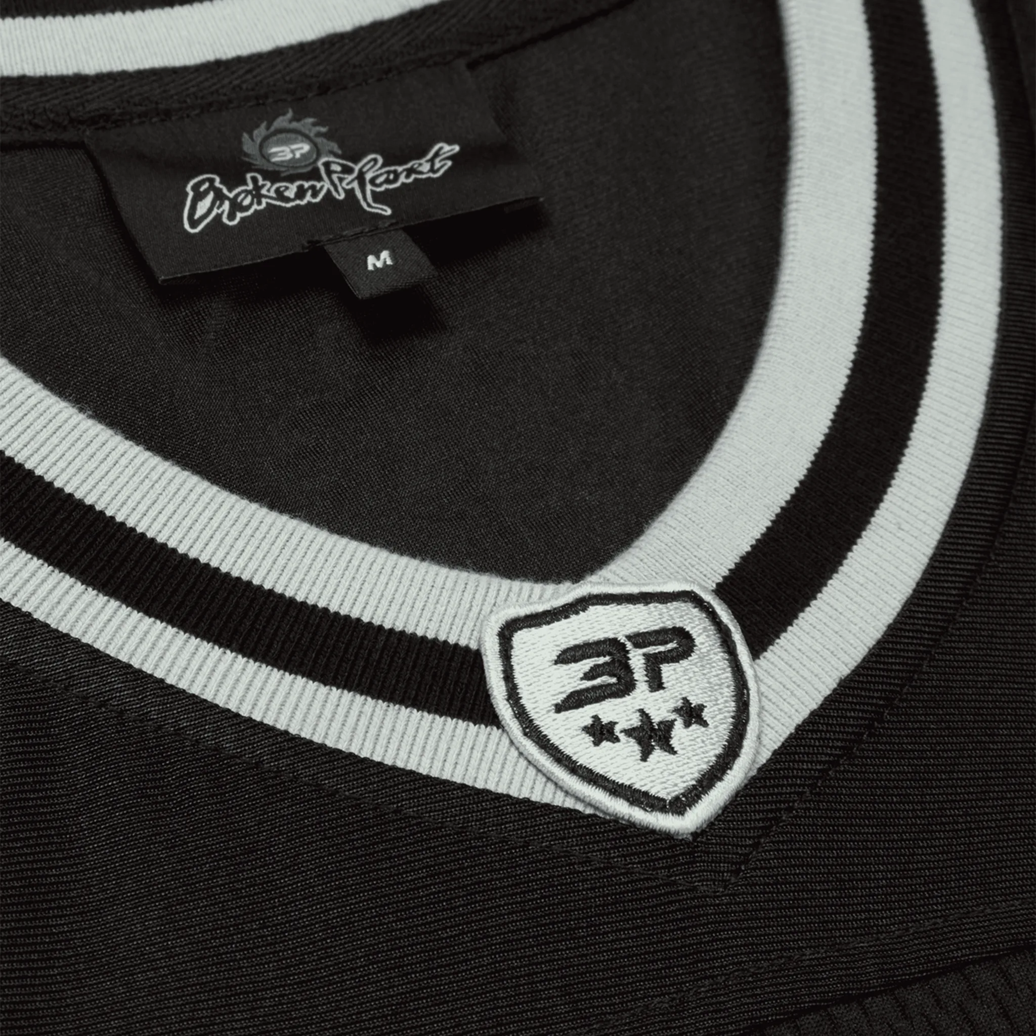 Broken Planet Black & Silver Football Jersey - Men's Sports Jersey for Soccer, Football Games & Fan Gear - Perfect for Matches, Training & Casual Wear