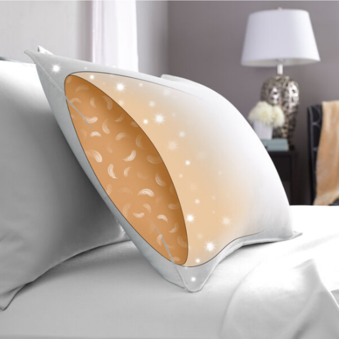 Pacific Coast Feather Down Alternative Pillow - Hypoallergenic & Soft for Side Sleepers - Perfect for Bed, Sofa & Travel Use