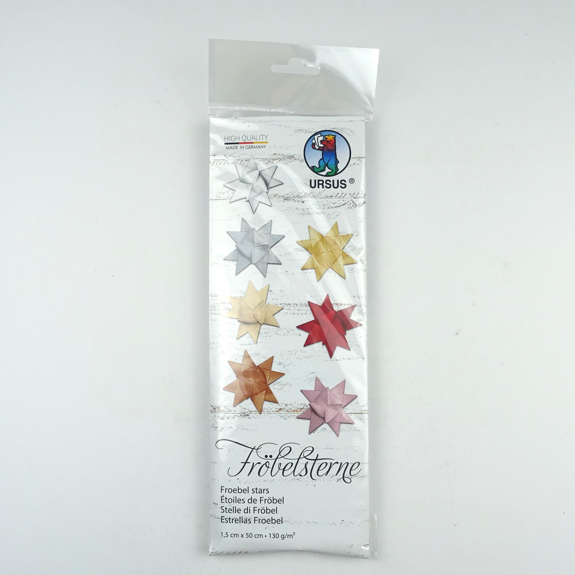Premium Star Striped Colored Drawing Paper 130 g/m² - Ideal for Art Projects, Scrapbooking & DIY Crafts