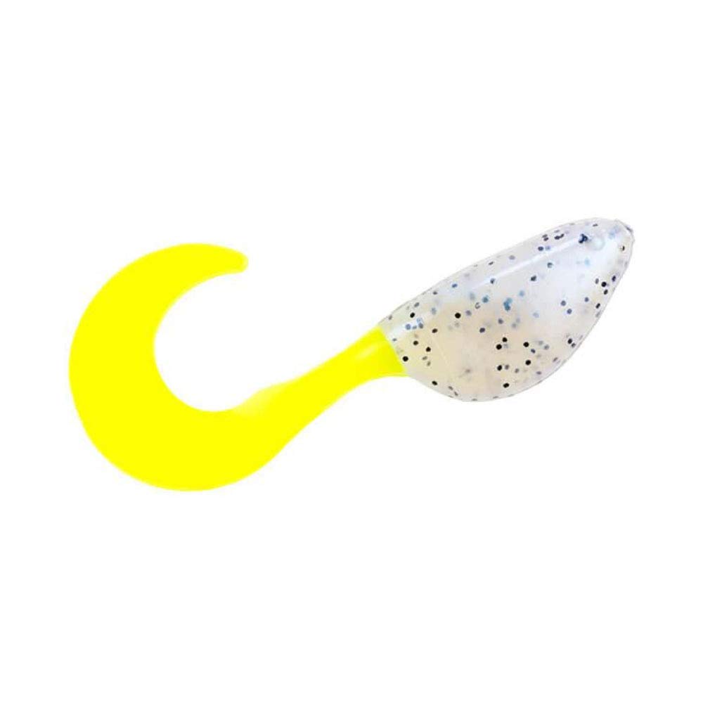 Strike King Mr. Crappie Shadpole Curlytail Fishing Lure - Premium Soft Plastic Bait for Crappie, Bass & Panfish - Ideal for Freshwater & Saltwater Fishing