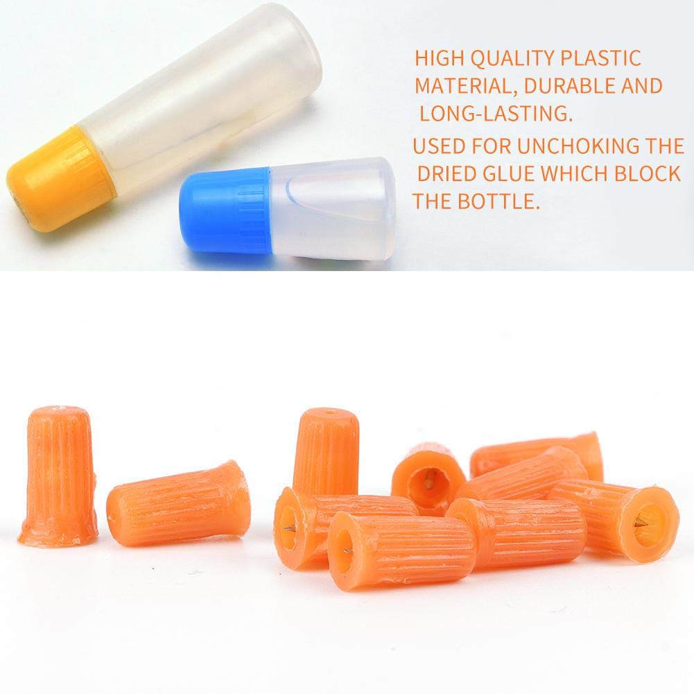 10pcs Eyelash Glue Bottle Plug Needles - Nozzle Lash Bottle Stoppers for Eyelash Extensions Tools, Fits Machines & Containers - Perfect for Salon Professionals & DIY Lash Artists at Home