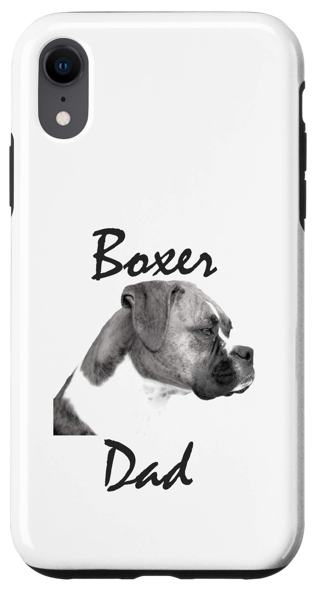 iPhone XR Funny Awesome Boxer Dad Dog Case - Durable Protective Cover for iPhone XR - Perfect Gift for Pet Lovers & Boxing Fans