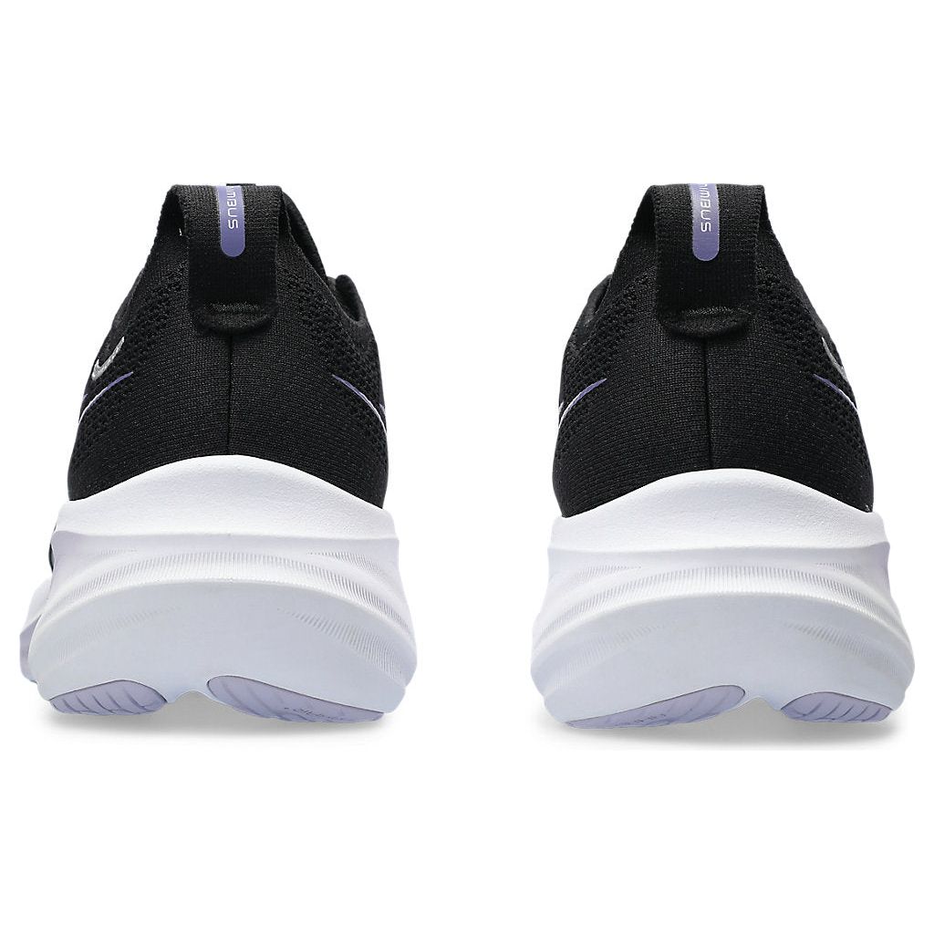 Asics Women's Gel Nimbus 26 Running Shoes - Black Dusty Purple | Lightweight Cushioned Sneakers for Women | Perfect for Jogging, Gym Workouts & Daily Walking