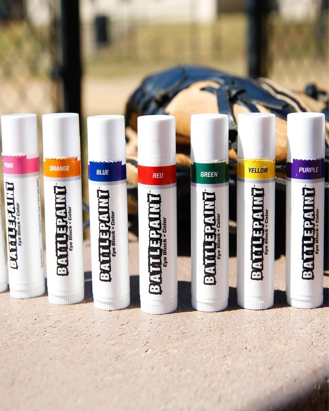 EyeBlack BattlePaint – Bright Red Under Eye Grease for Athletes & Fans – Baseball, Softball, Football – 1 Stick – Perfect for Game Day & Sports Events